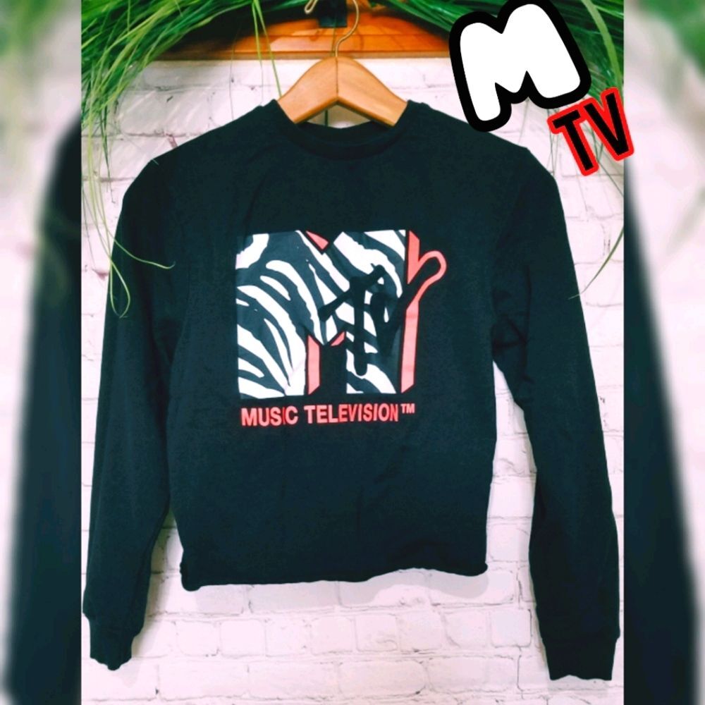 MTV zebra print Retro shirt